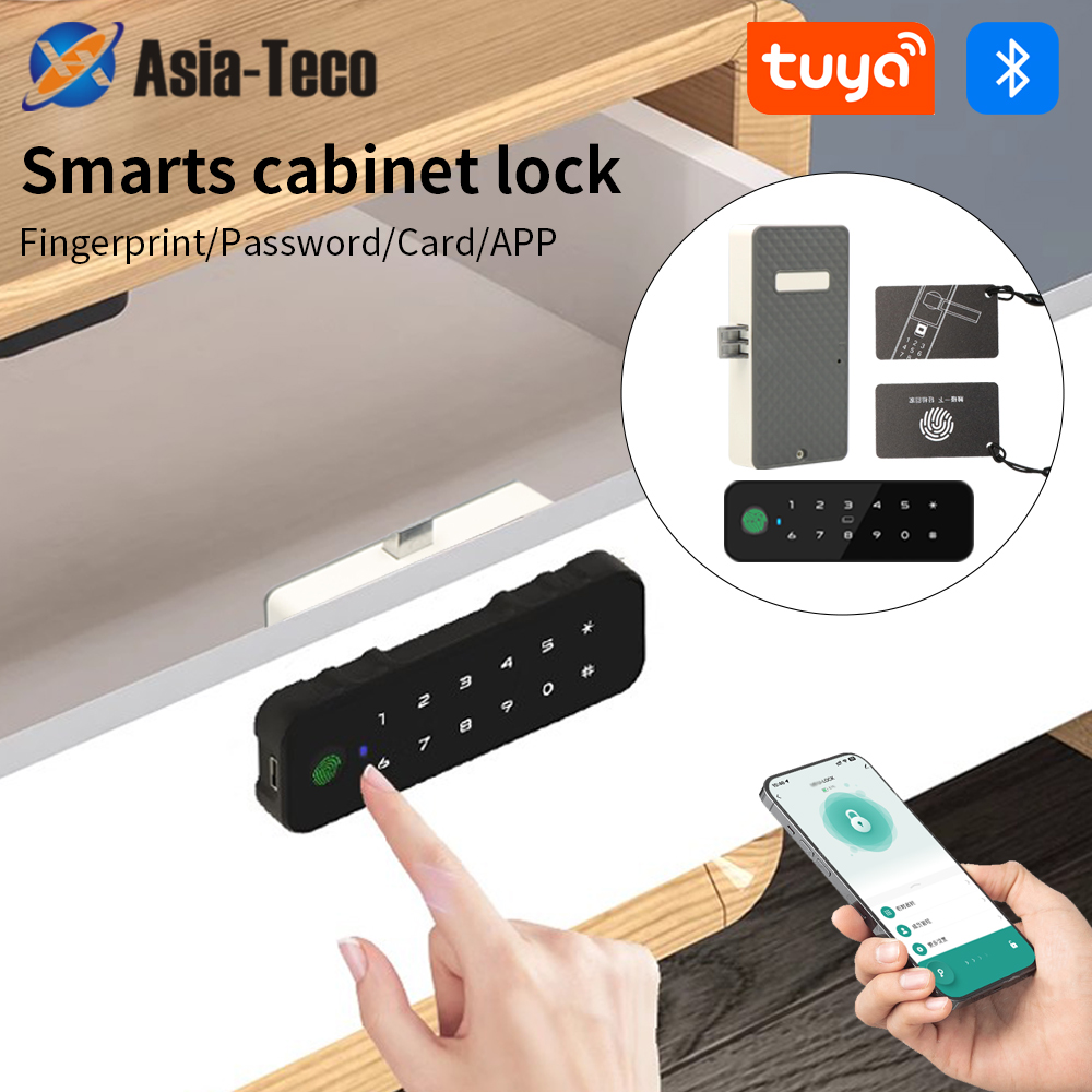 Furniture Hardware Manufacturer - Tuya Bluetooth Akıllı Ahşap Dolap Parmak