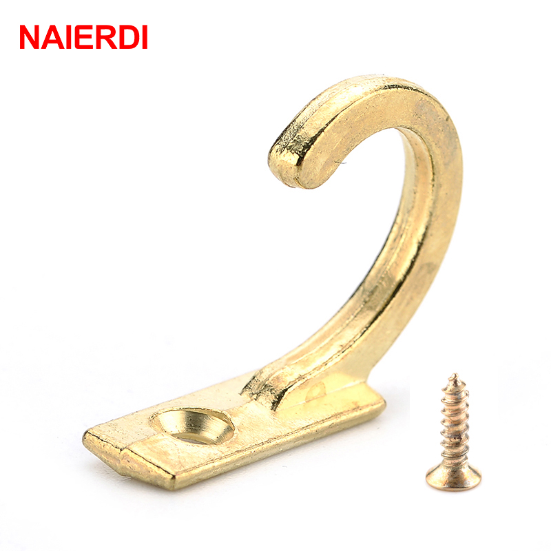Furniture Hardware Manufacturer - NAIERDI 10 adet küçük antika kanca