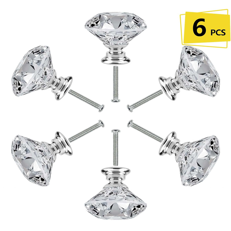 Furniture Hardware Manufacturer - 6 adet dolap topuzu vidalı 30mm