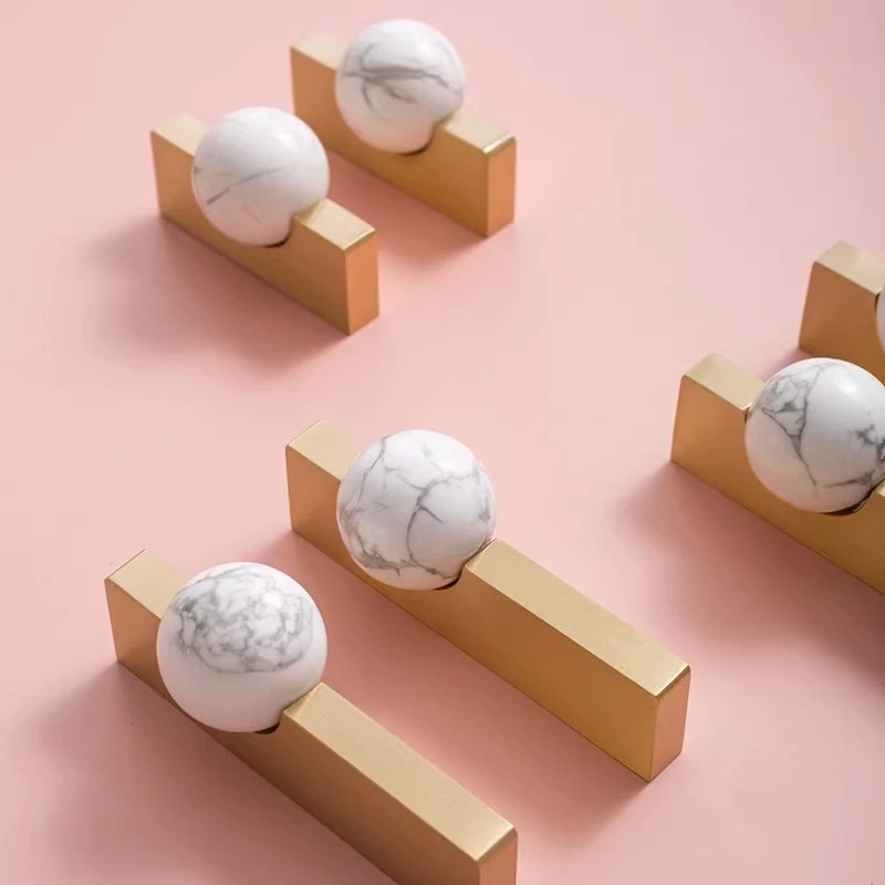 Beyaz Kristal Küre + Pirinç Mo - Furniture Hardware Drop Pulls incelemesi ve fiyatı