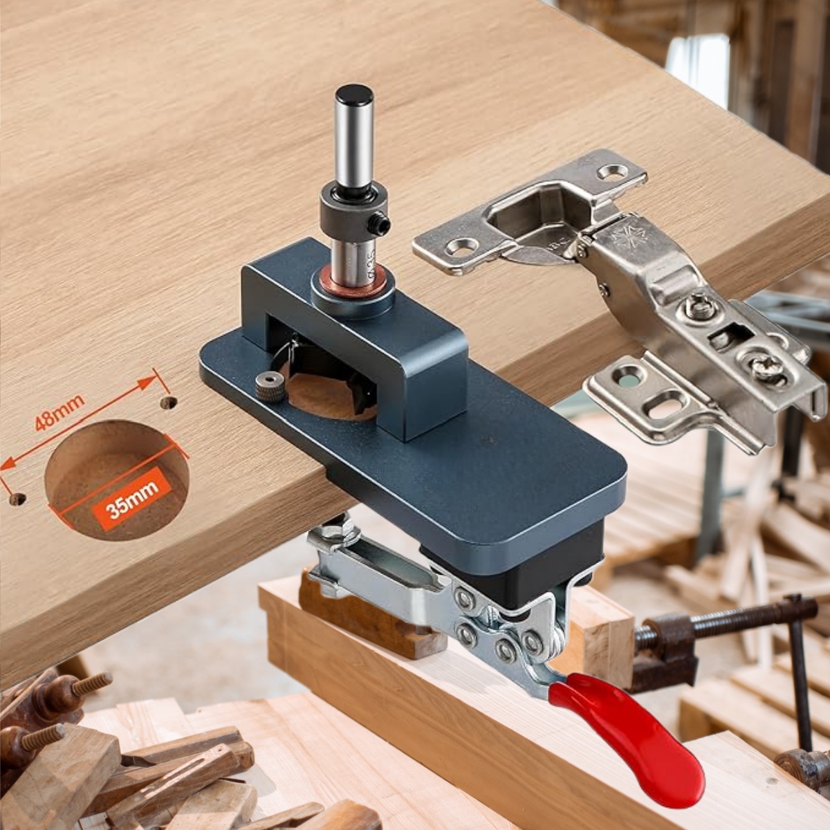 35mm Menteşe Şablonu - Ayarlan - Furniture Hardware Fitting incelemesi ve fiyatı